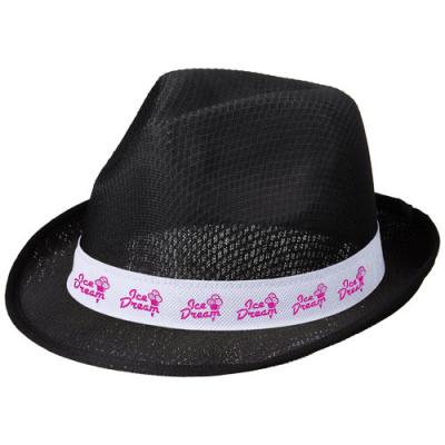 Image of Trilby hat with ribbon