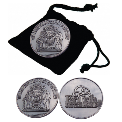 Image of Citizenship Medals in Velvet Pouch