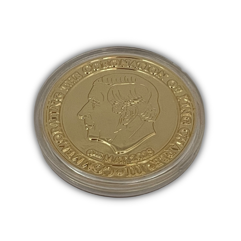 Image of H M King Charles III Commemorative Coronation Coin.